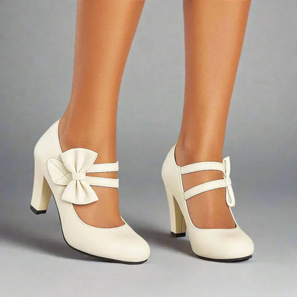 Aoibheann Mary Jane Block Heel Pumps