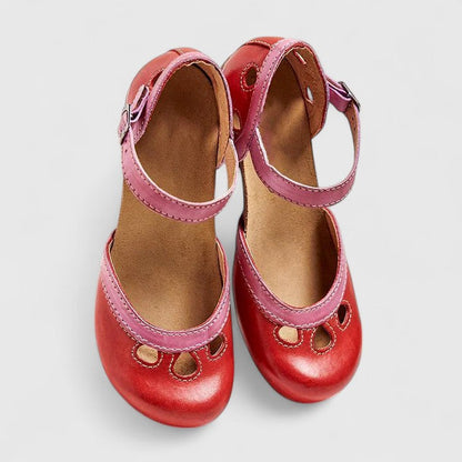 Sophronia Ankle Strap Block Heel Sandals