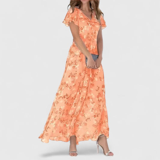 Cliona Floral Maxi Wrap Dress