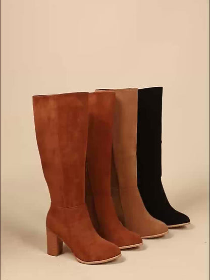 Frotilde Knee-High Block Heel Cowboy Boots