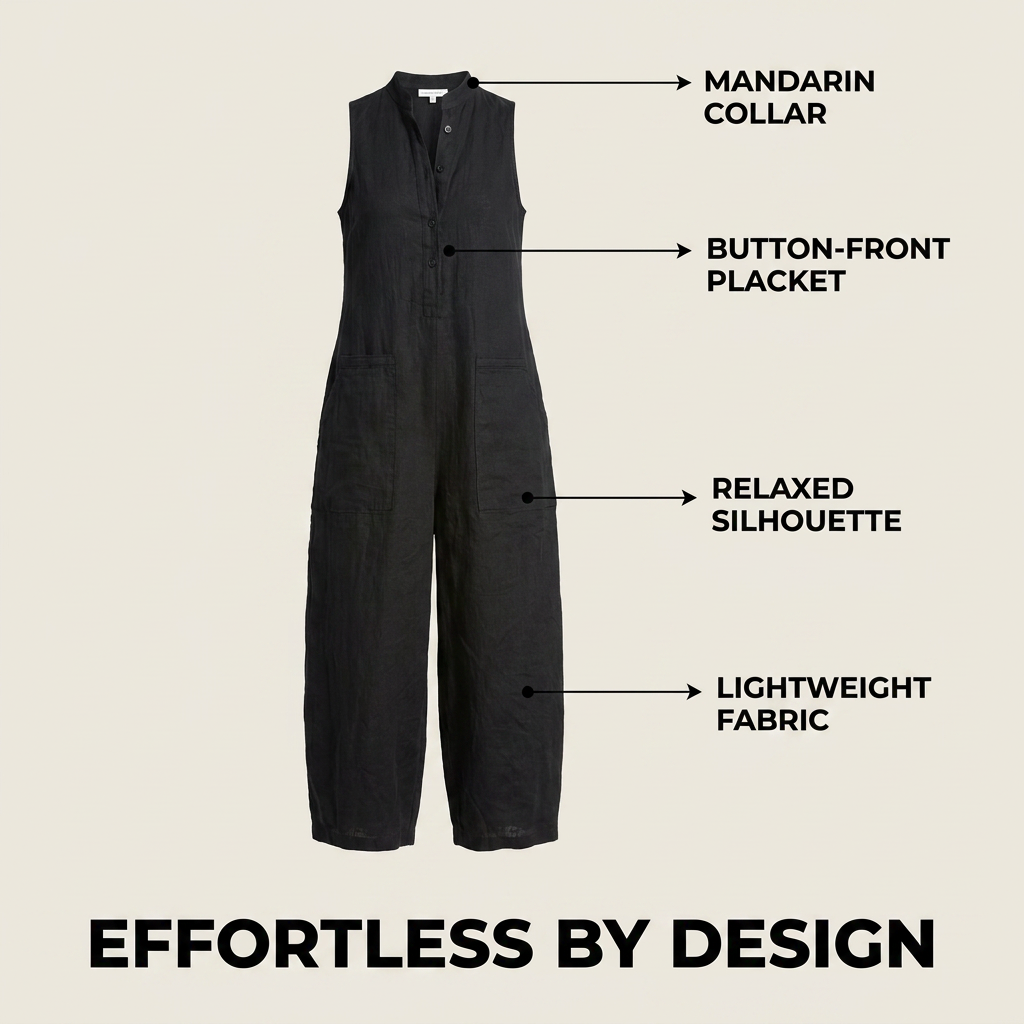 Eleri Sleeveless Wide Leg Jumpsuit