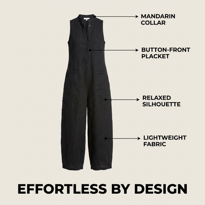 Eleri Sleeveless Wide Leg Jumpsuit