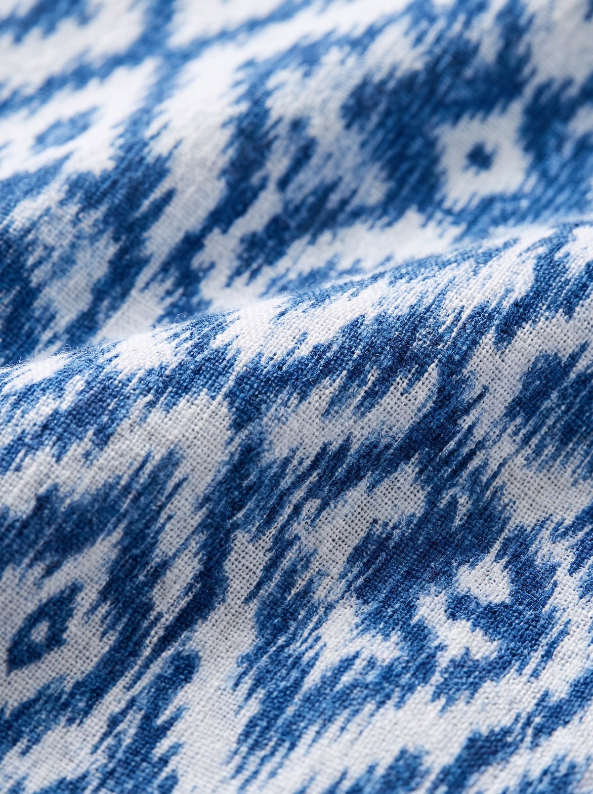 Caterina Ikat Midi Dress with V-Neck slot1