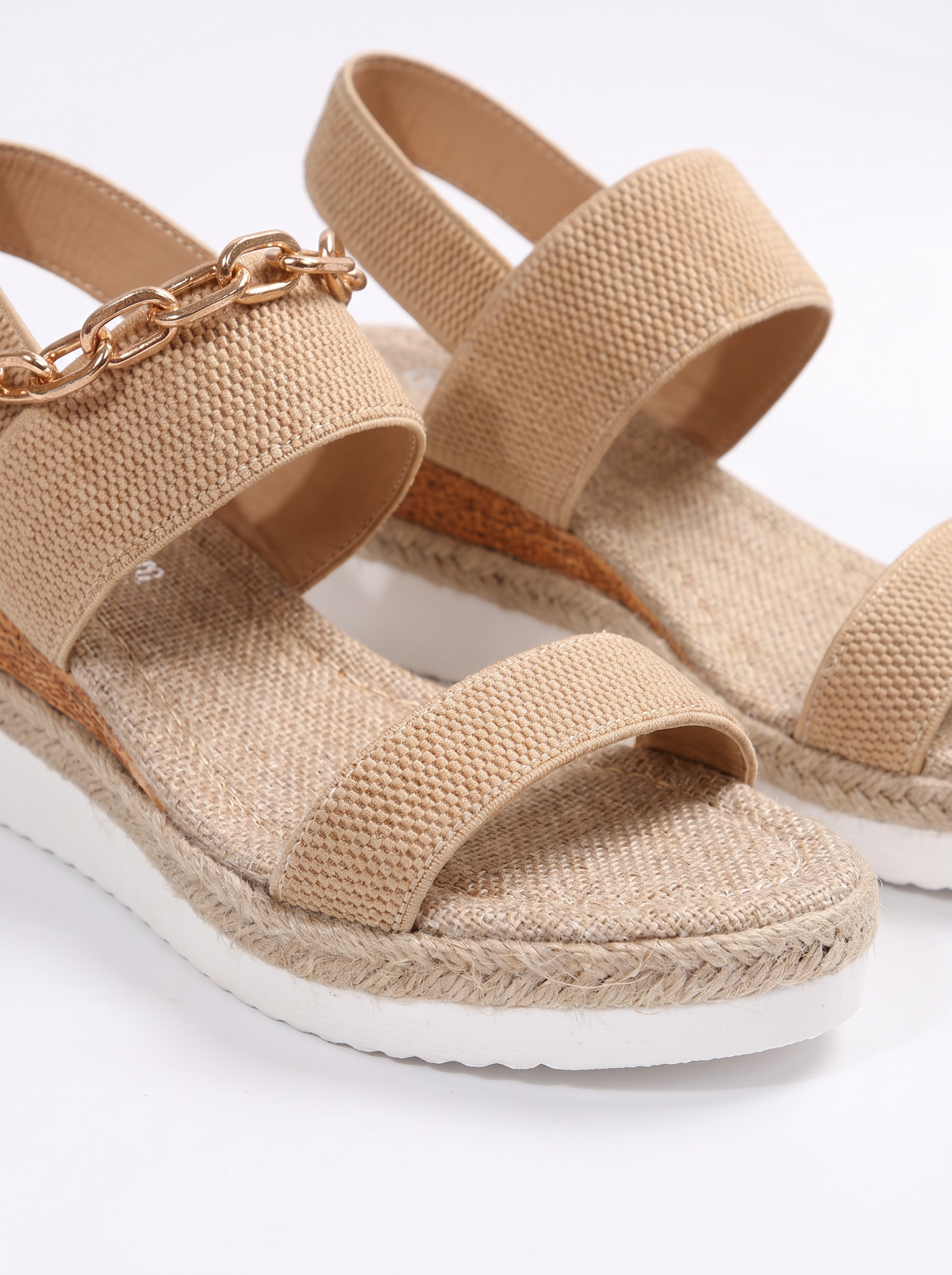 Elvira Open Toe Platform Sandals with Wide Size Run slot3