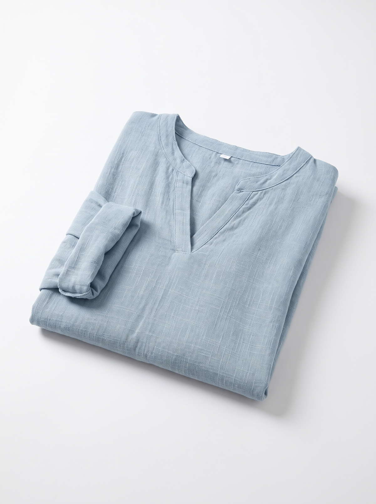 Xiomara Tunic Shirt with V-Neck and Long Sleeves slot2