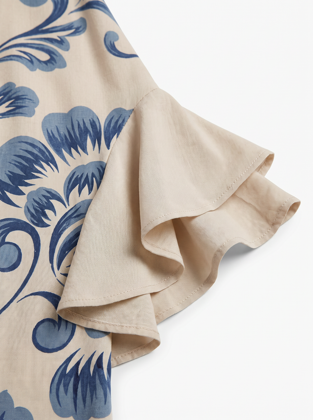 Zaida Floral Blouse with Ruffle Sleeves slot3