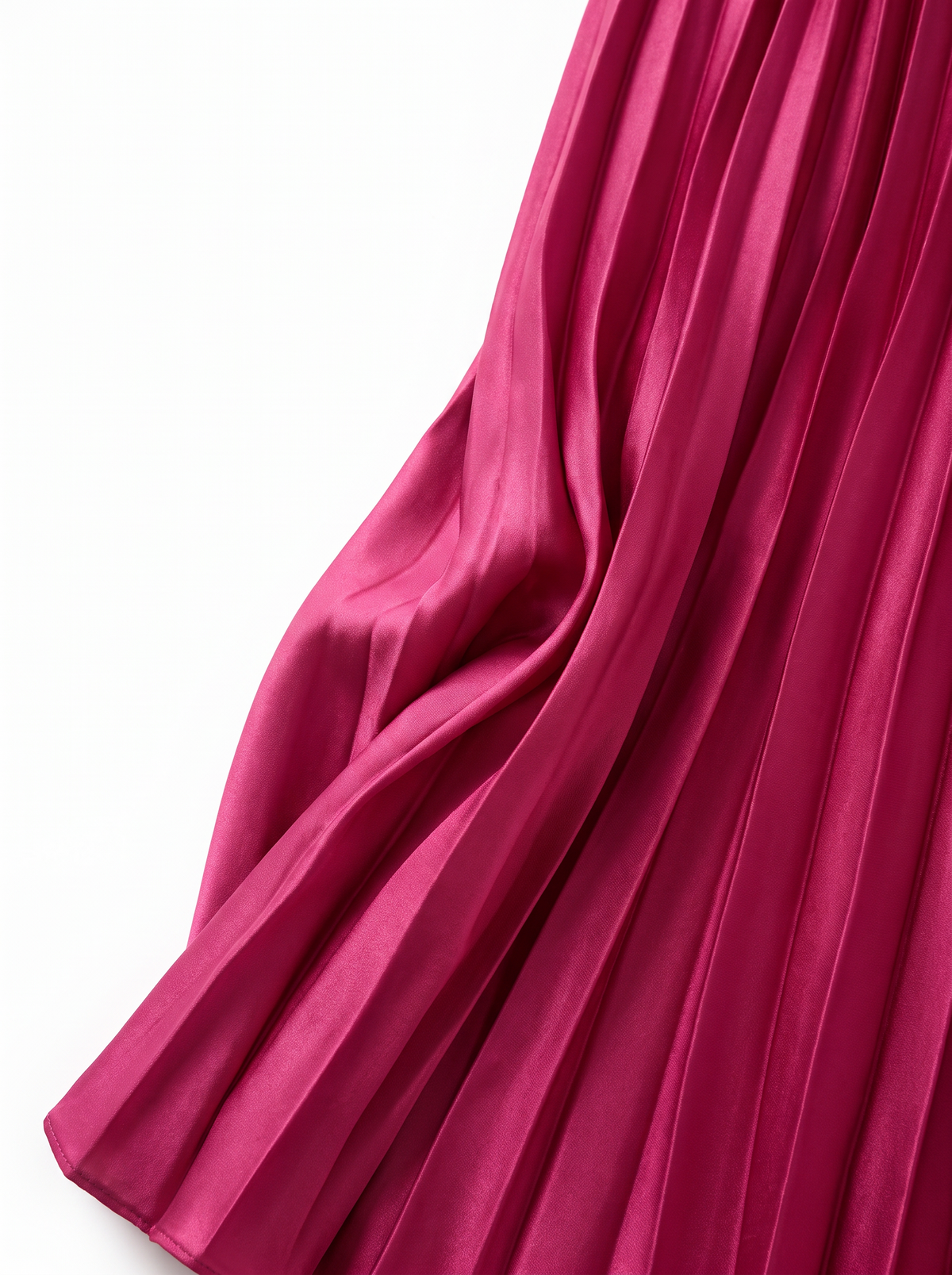 Sigrun Wedding Guest One-Shoulder Pleated Midi Dress slot3