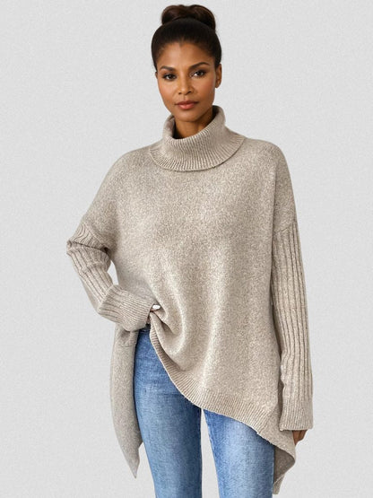 Bilihilde Oversized Turtleneck Sweater