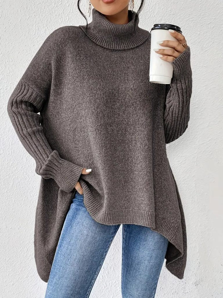 Bilihilde Oversized Turtleneck Sweater