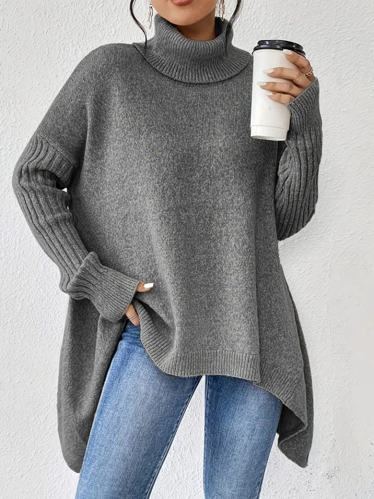 Bilihilde Oversized Turtleneck Sweater