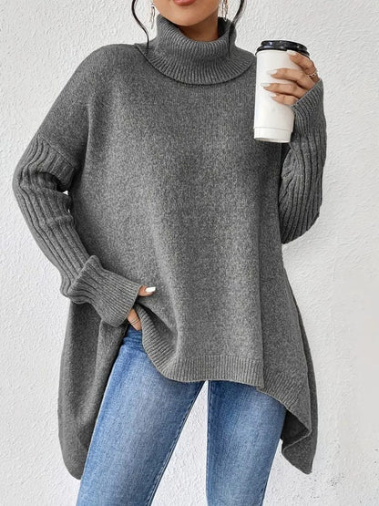 Bilihilde Oversized Turtleneck Sweater