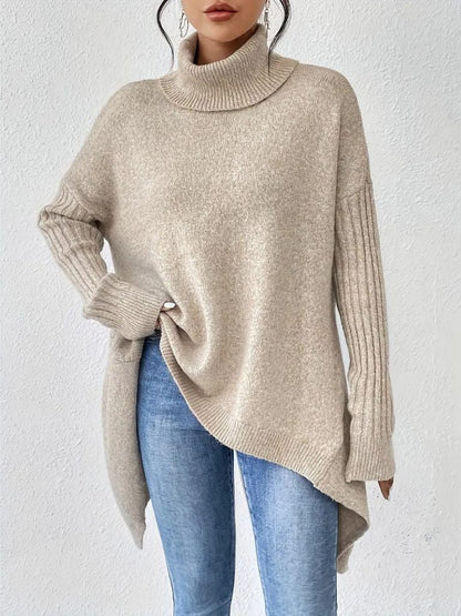 Bilihilde Oversized Turtleneck Sweater