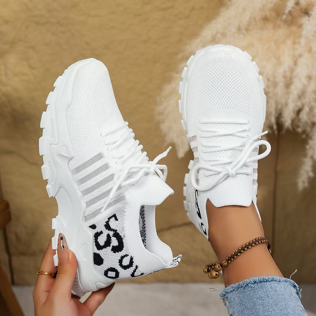 Aphra | Lace-Up Mesh Sneakers for Women
