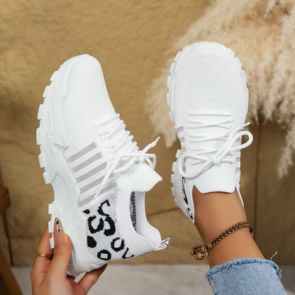 Aphra | Lace-Up Mesh Sneakers for Women