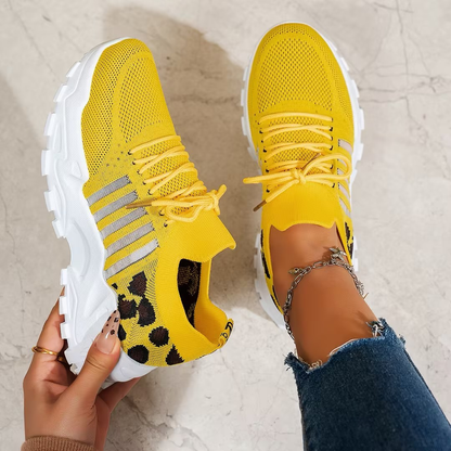 Aphra | Lace-Up Mesh Sneakers for Women