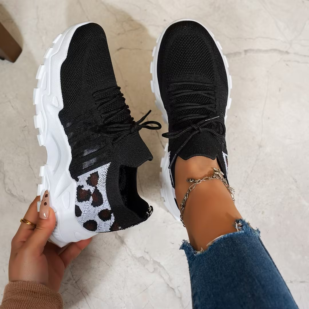 Aphra | Lace-Up Mesh Sneakers for Women