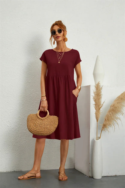 Anthousa A-Line Pocket Dress