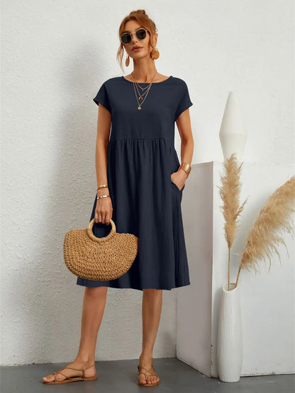 Anthousa A-Line Pocket Dress
