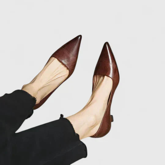 Isoarde Pointed Toe Block Heel Pumps