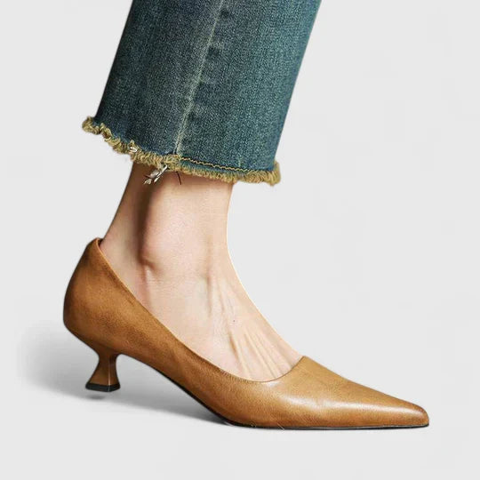 Isoarde Pointed Toe Block Heel Pumps