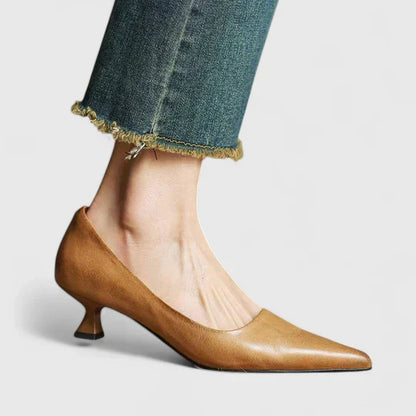 Isoarde Pointed Toe Block Heel Pumps