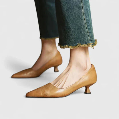Isoarde Pointed Toe Block Heel Pumps