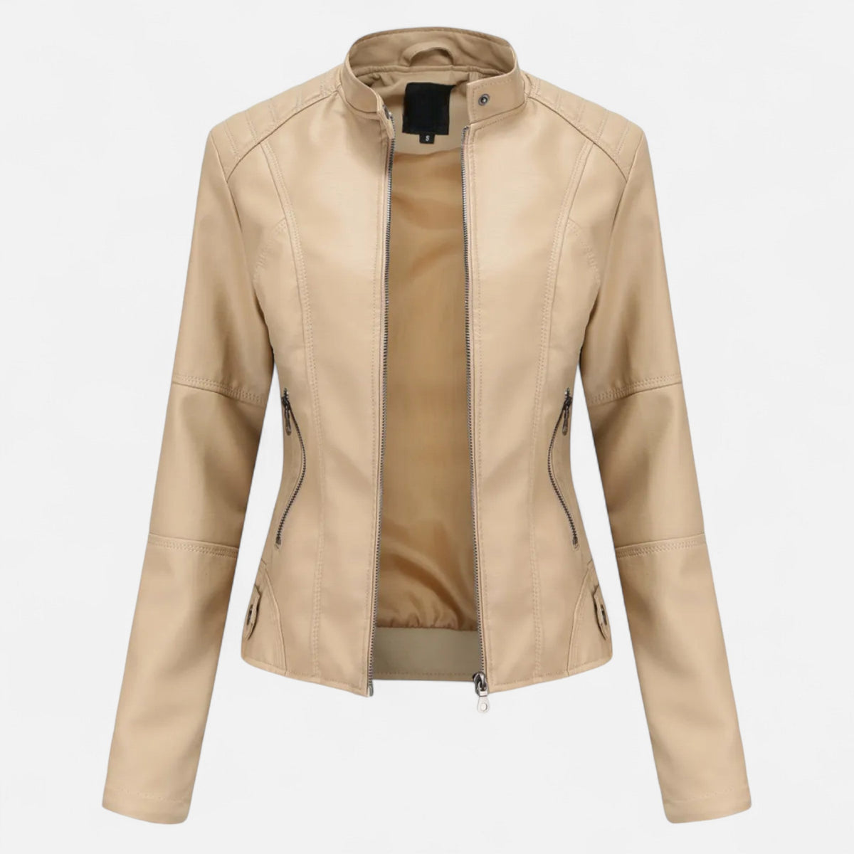 Terezia Cropped Zip-Up Jacket