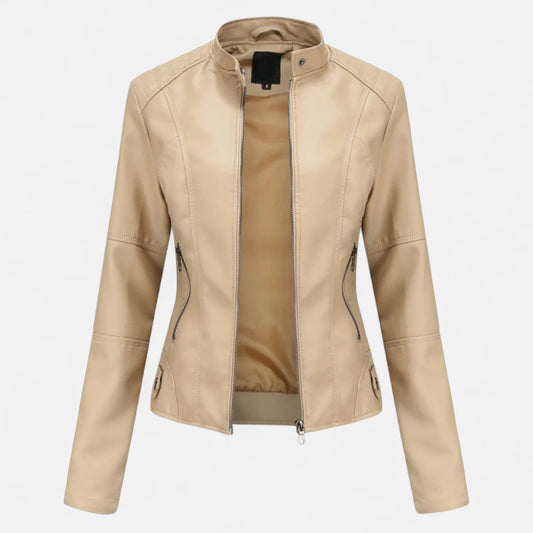 Terezia Cropped Zip-Up Jacket