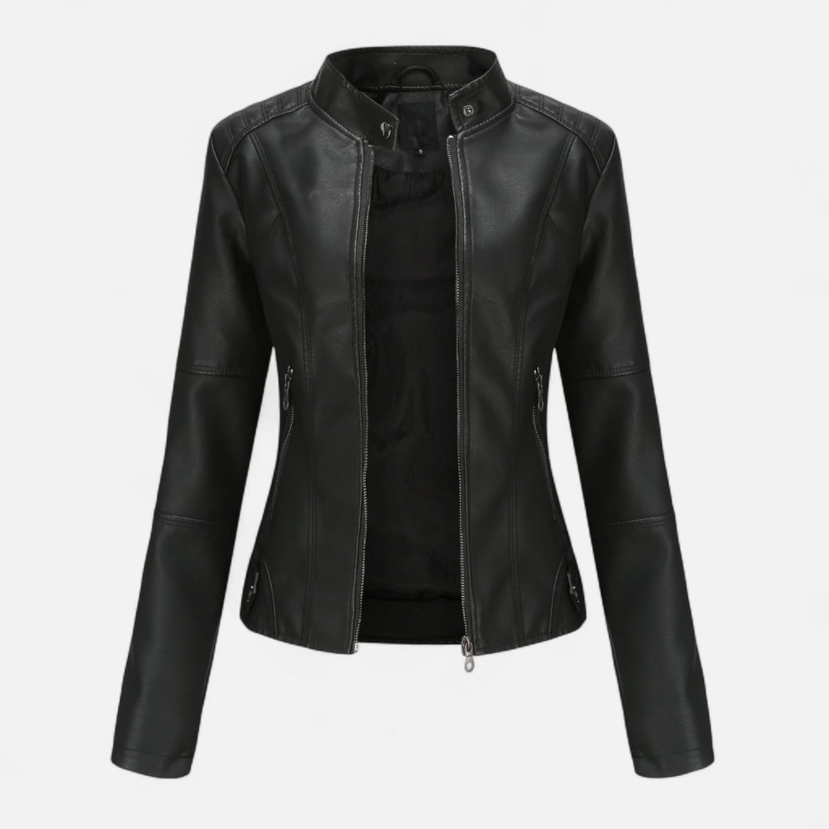 Terezia Cropped Zip-Up Jacket