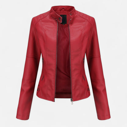 Terezia Cropped Zip-Up Jacket