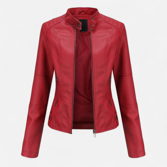 Terezia Cropped Zip-Up Jacket