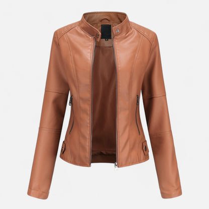 Terezia Cropped Zip-Up Jacket
