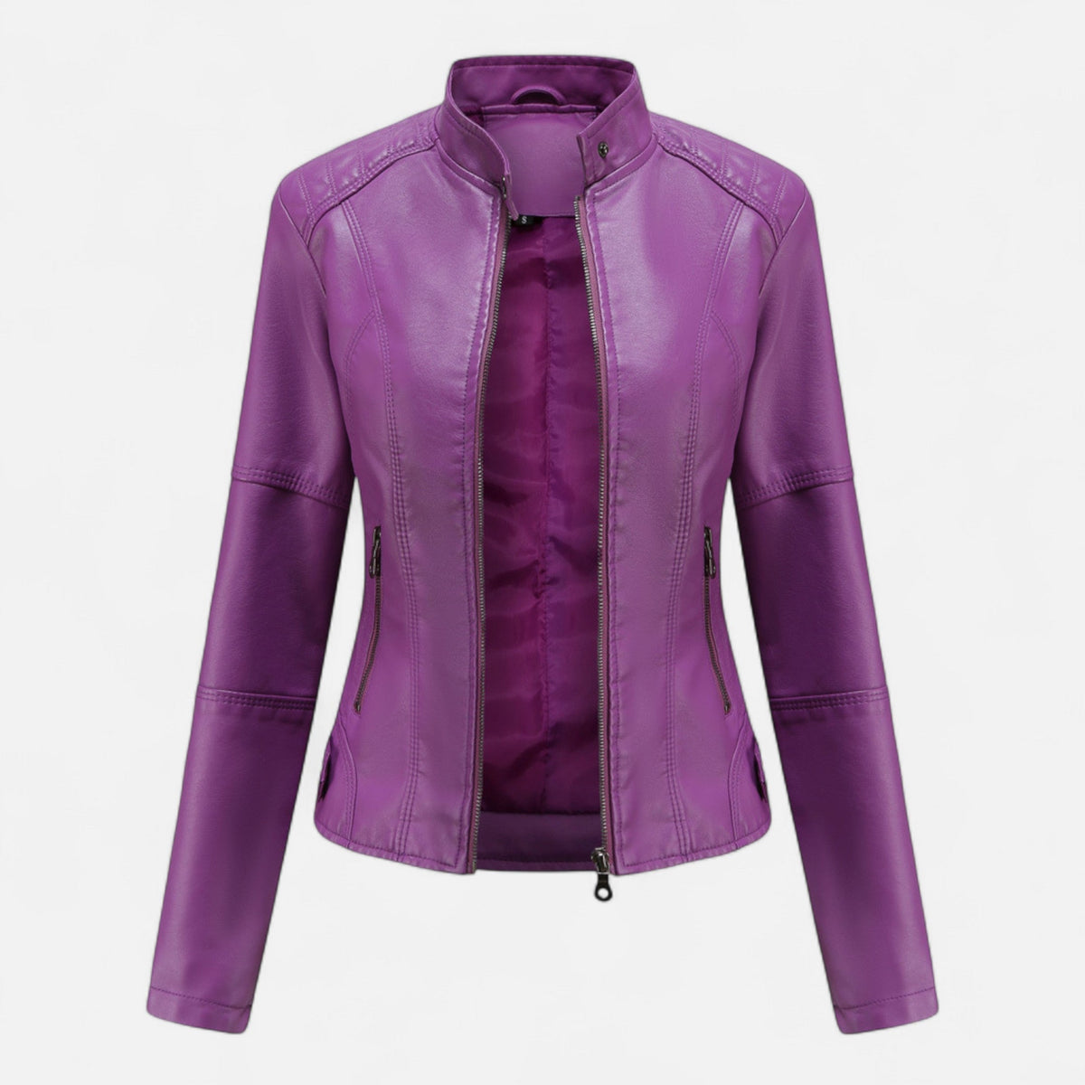 Terezia Cropped Zip-Up Jacket