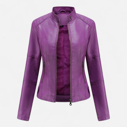 Terezia Cropped Zip-Up Jacket