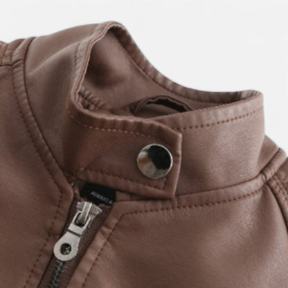 Terezia Cropped Zip-Up Jacket