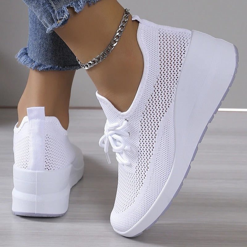 Modeste Knit Sneakers for Everyday, Lace-Up