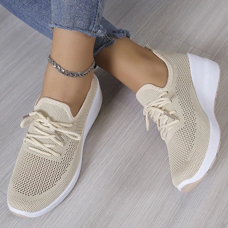 Modeste Knit Sneakers for Everyday, Lace-Up