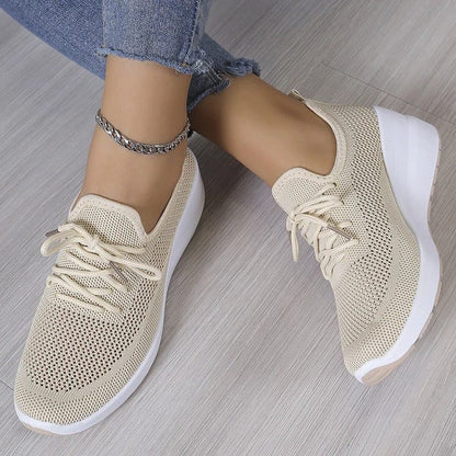Modeste Knit Sneakers for Everyday, Lace-Up