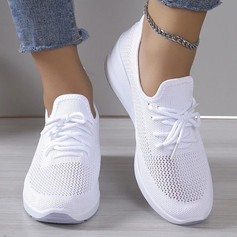 Modeste Knit Sneakers for Everyday, Lace-Up