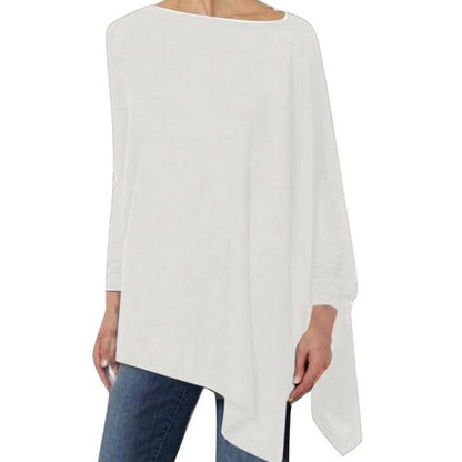 Maheut Asymmetrical Long Sleeve Top for Everyday