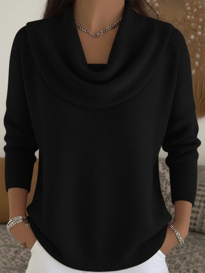 Gaultierine Knit Cowl Neck Jumper