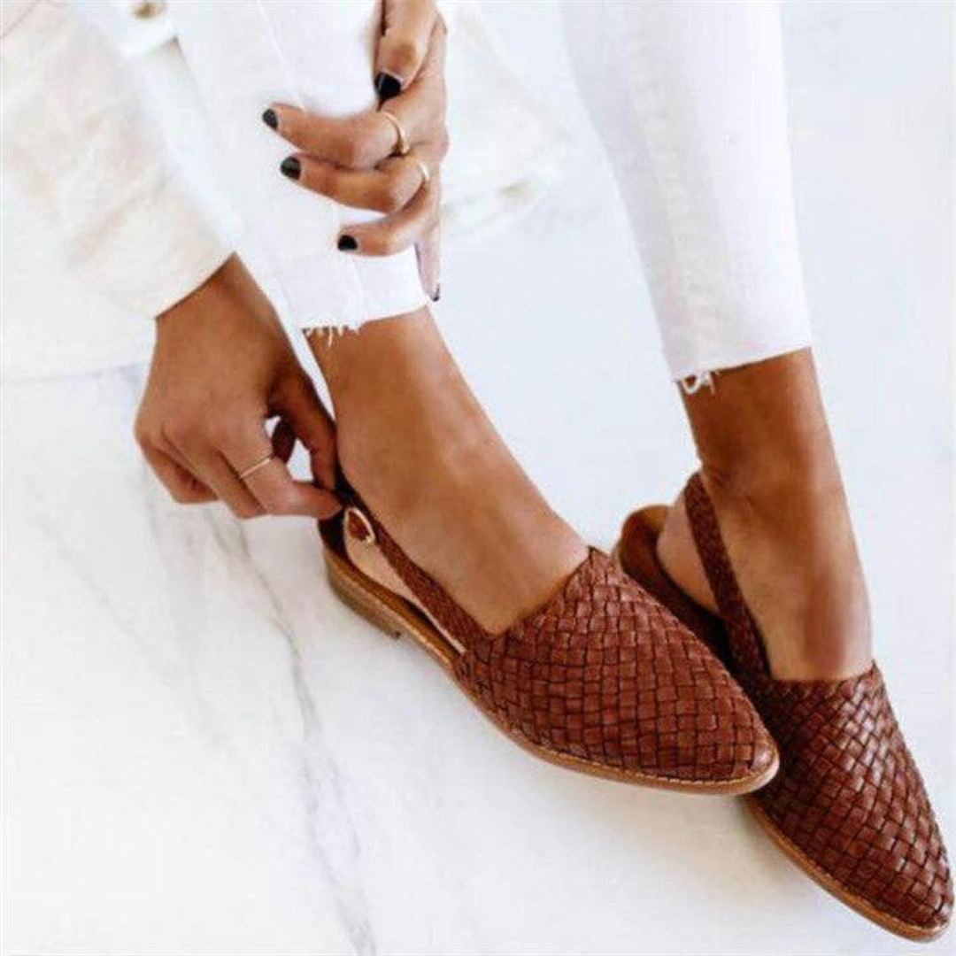 Nobuko Woven Ballet Flats
