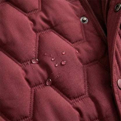 Ursuline Hooded Longline Quilted Coat for Winter