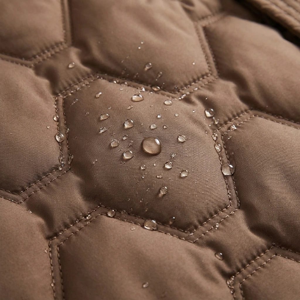 Ursuline Hooded Longline Quilted Coat for Winter
