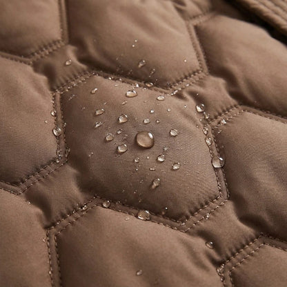 Ursuline Hooded Longline Quilted Coat for Winter