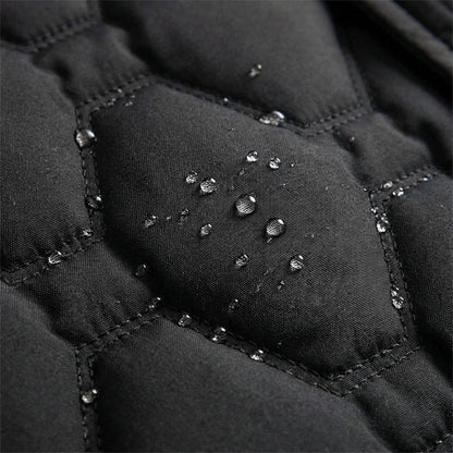 Ursuline Hooded Longline Quilted Coat for Winter