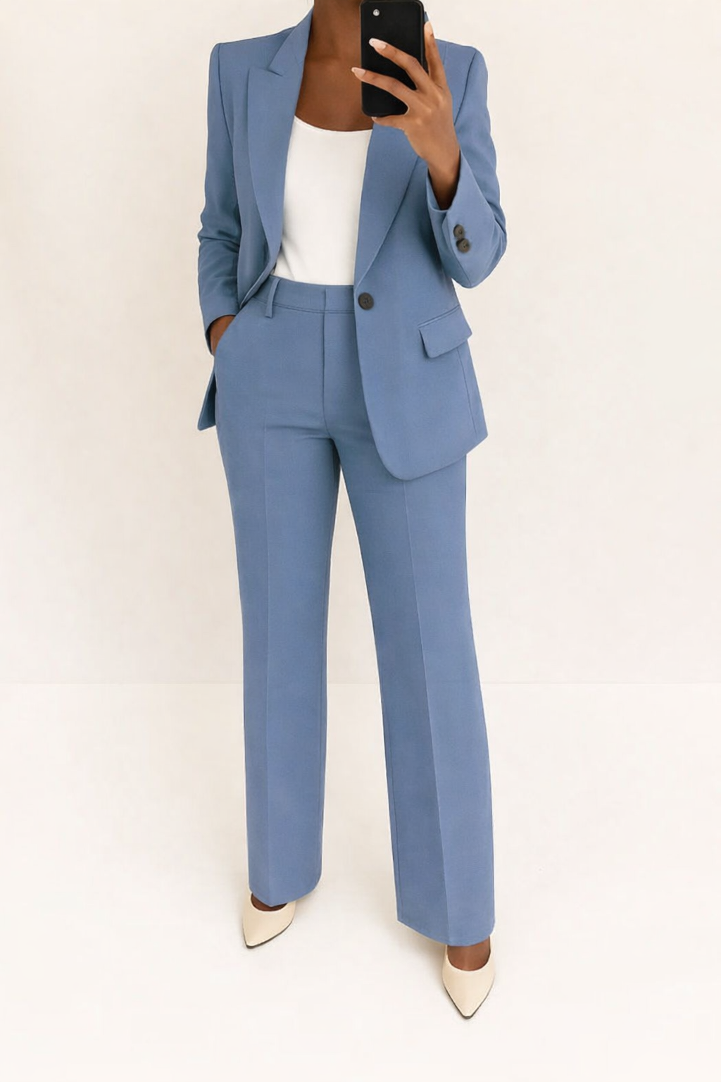 Halima Wide Leg Blazer Suit Set