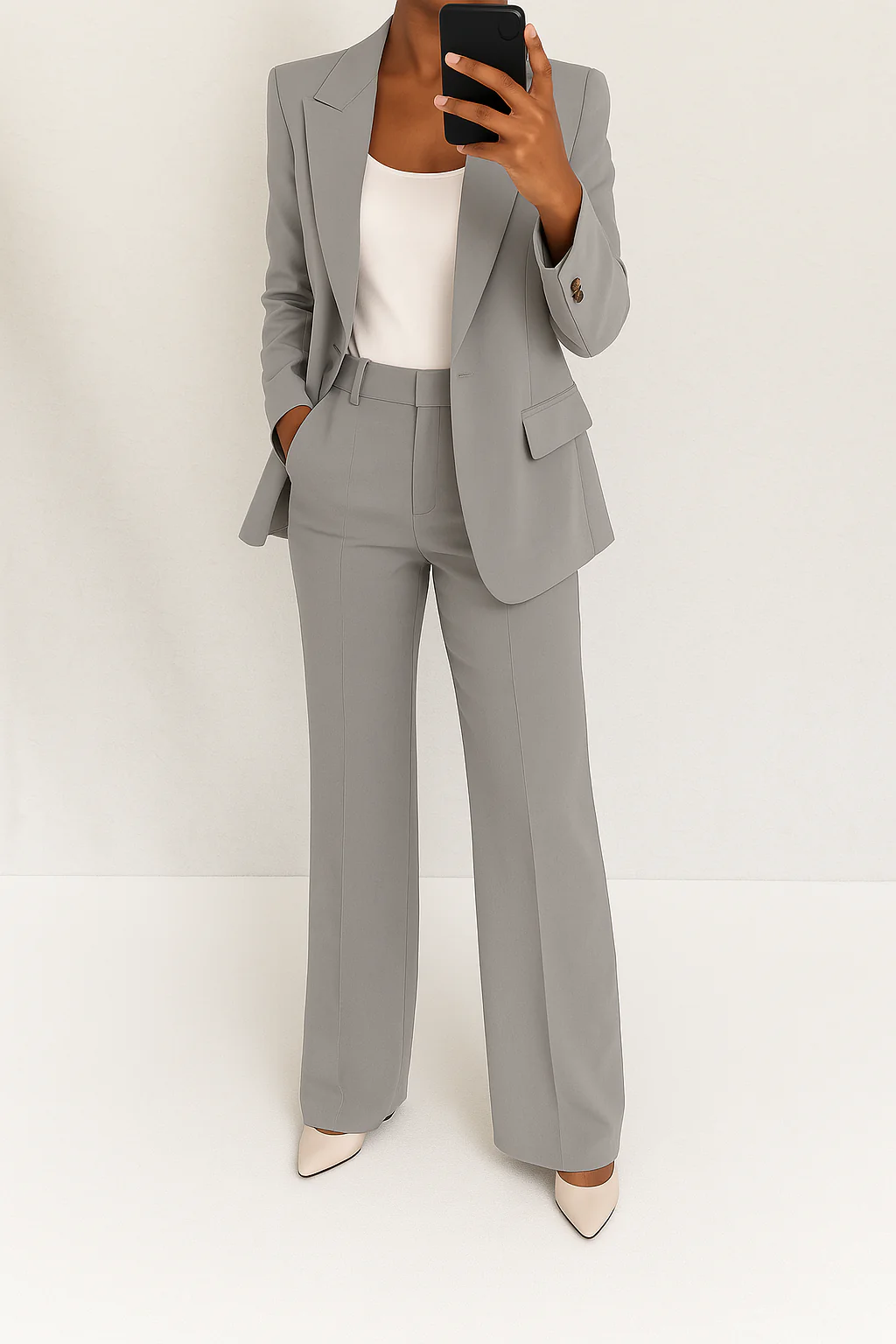 Halima Wide Leg Blazer Suit Set