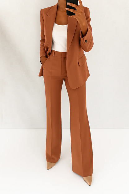 Halima Wide Leg Blazer Suit Set