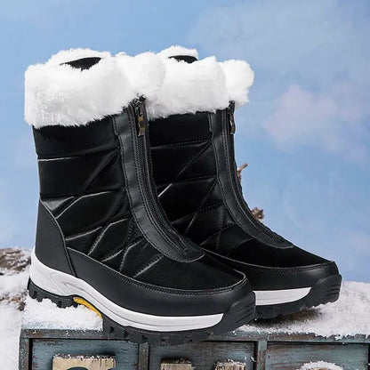 Joscelinde Faux Fur Cuff Snow Boots for Winter